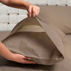 Μαξιλαροθήκες Σετ 2τμχ. Cannon Cotton Fresh 52X78 Taupe